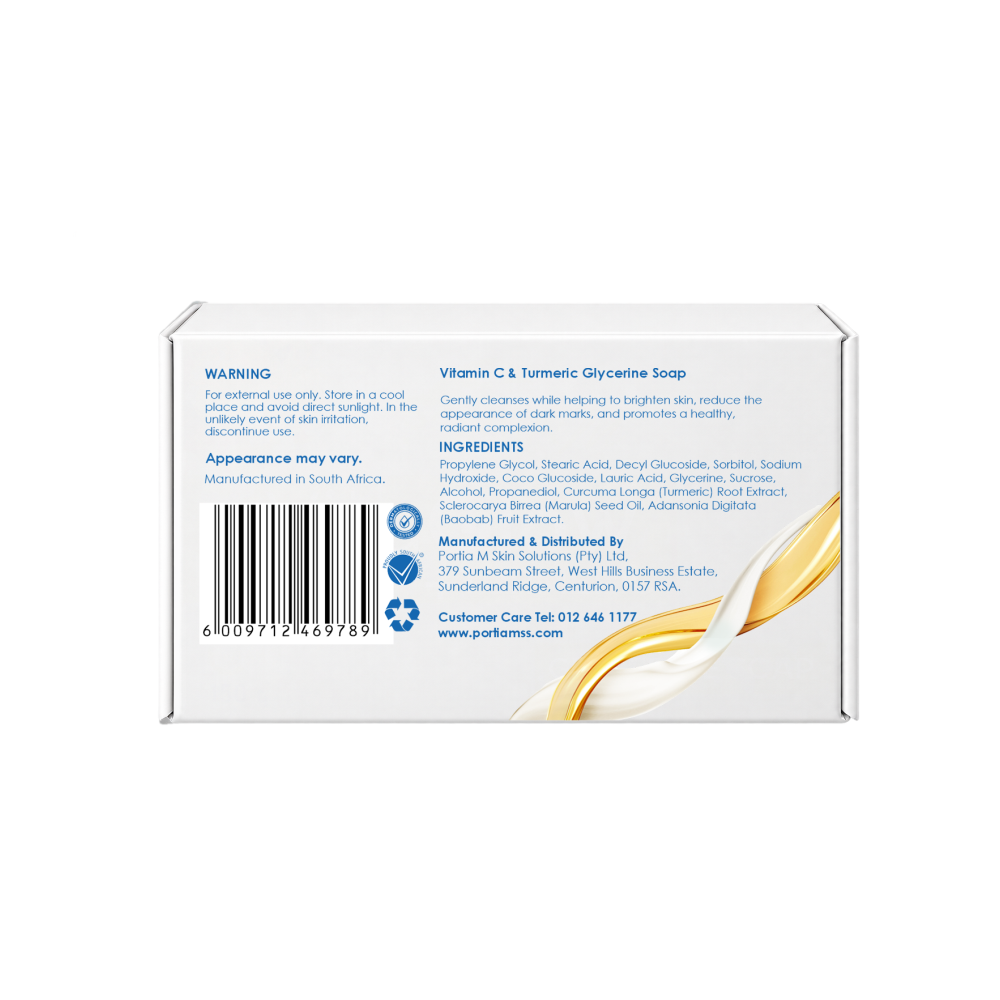 VitaGlow + Tumeric Glycerine Soap 150G - Image 3